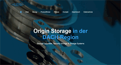 Desktop Screenshot of originstorage.de