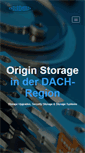 Mobile Screenshot of originstorage.de